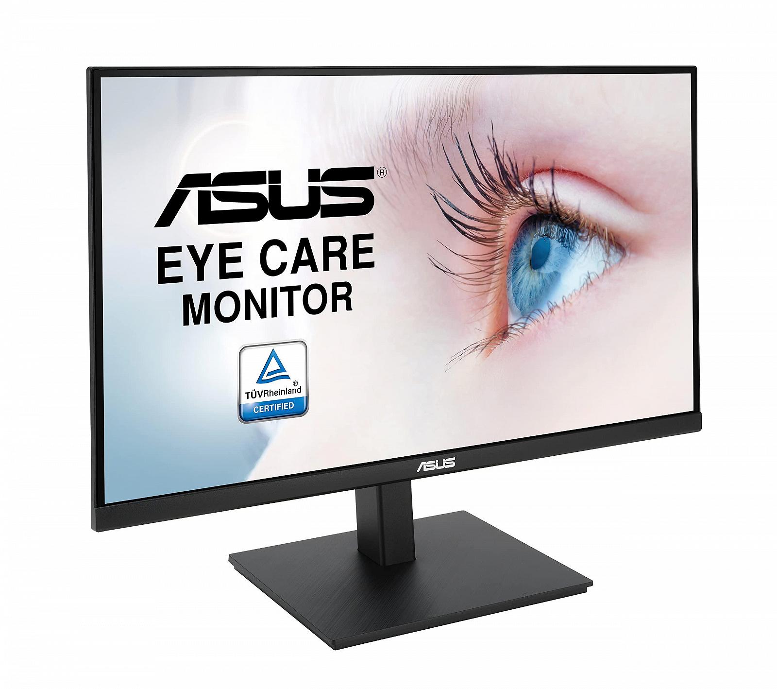 Монитор ASUS Eye Care VA27AQSB 27-дюймовый WQHD безрамочный эргономичный Flicker-Free с синим светофильтром Adaptive Sync 75 Гц 16:9 IPS панель 2560 x 1440 DisplayPort HDMI USB Hub, фото №2
