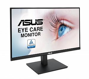 Монитор ASUS Eye Care VA27AQSB 27-дюймовый WQHD безрамочный эргономичный Flicker-Free с синим светофильтром Adaptive Sync 75 Гц 16:9 IPS панель 2560 x 1440 DisplayPort HDMI USB Hub synthetic.ua - Фото 1