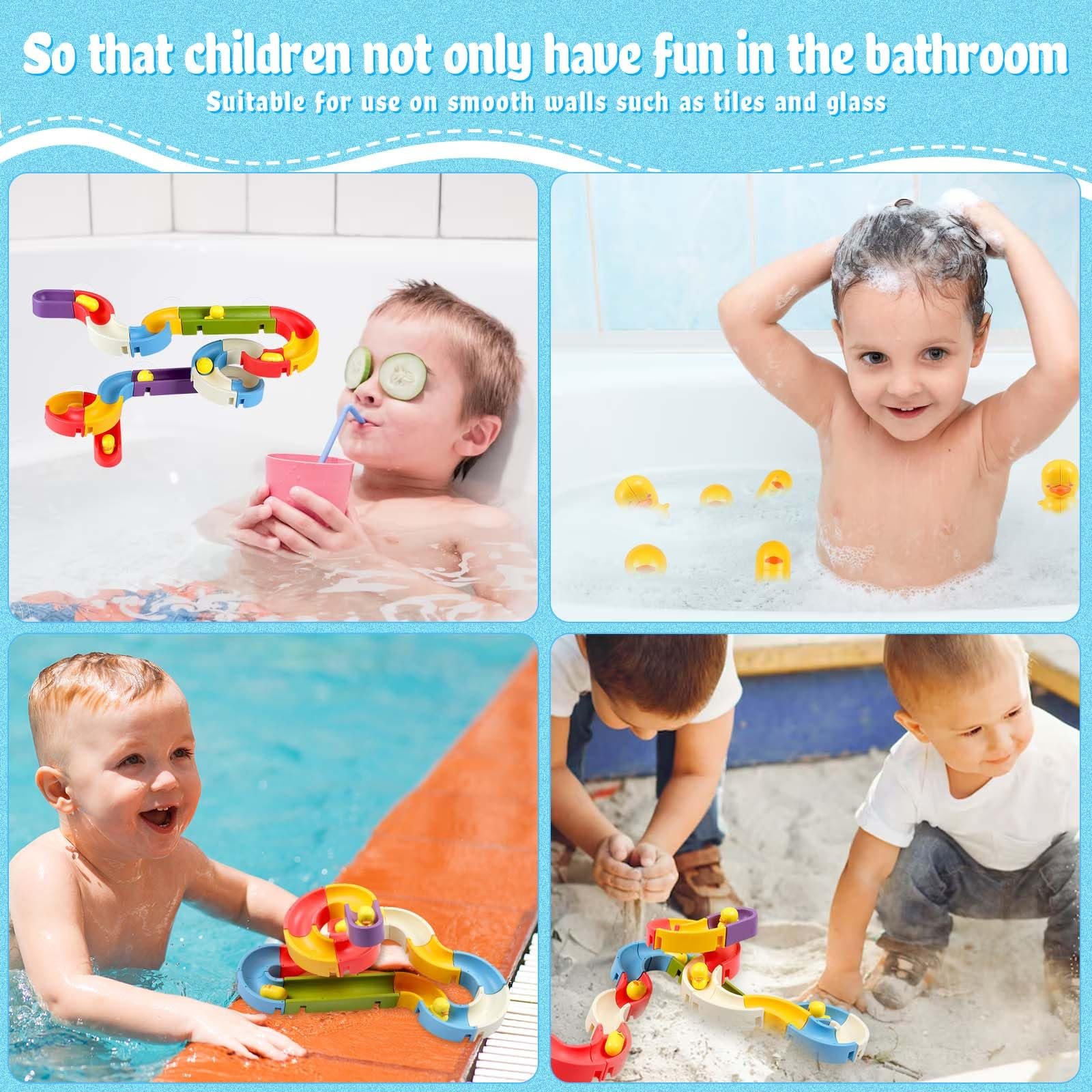 Іграшка для ванни Мармуровий трек своїми руками для дітей, фото №3