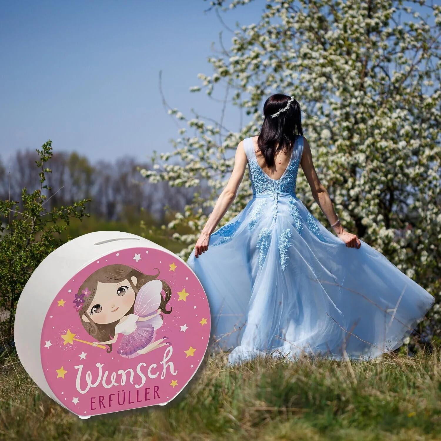 Скарбничка Керамічна Фея Wish Fulfiller, фото №6