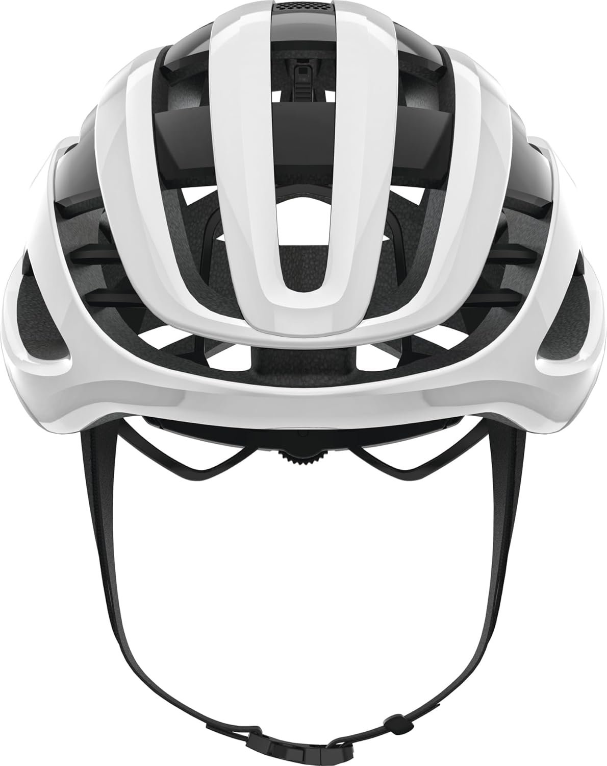 Велосипедний шолом ABUS AirBreaker M (52-58) Polar White, фото №2