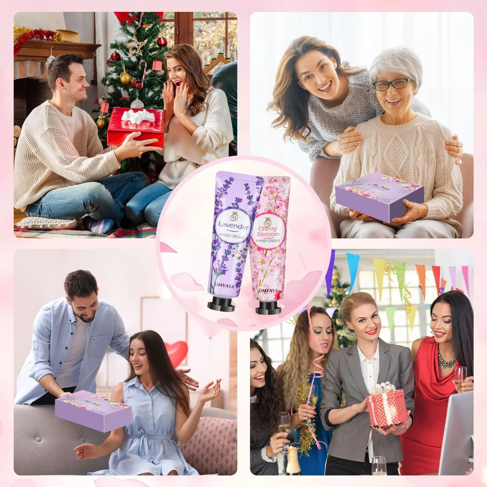 Набор кремов для рук 60 шт, Мини-набор кремов для рук для женщин, Маленький увлажняющий крем для рук и ног для очень сухих рук, Маленький подарок для женщин, Рождественские подарки, Подарок на день рождения, фото №7