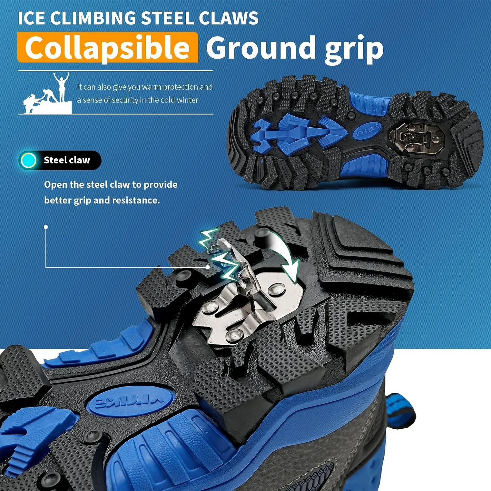 Черевики ASHION Зимові дитячі середні снігові утеплені, фото №5