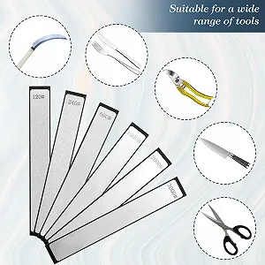 Набір алмазних точильних каменів 10 штук 120-3000 Grit з основою та аксесуарами synthetic.ua - Фото 1