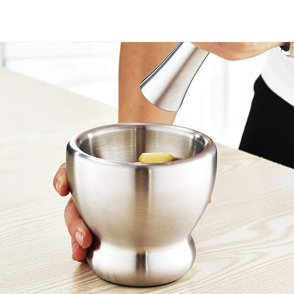 Ступка з товкачиком 304 Нержавіюча сталь, фото №8