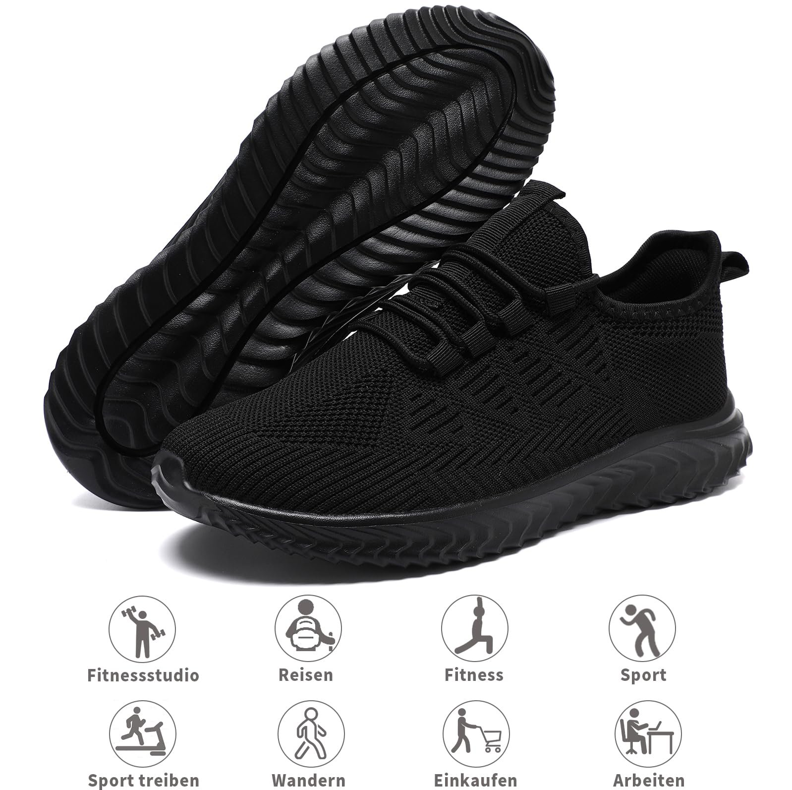 Чоловічі Кросівки QIJGS Спортивні Легкі Дихаючі, фото №5