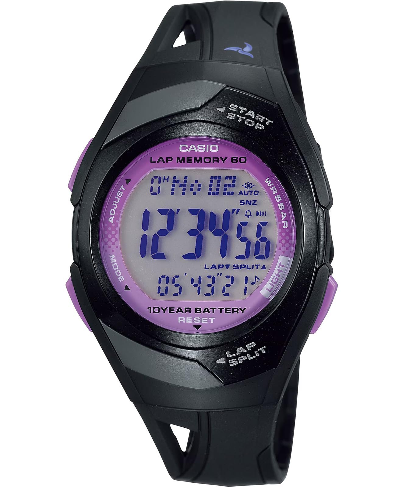 Часы Casio STR-300-1CEG, черный, Ремешок., фото №1
