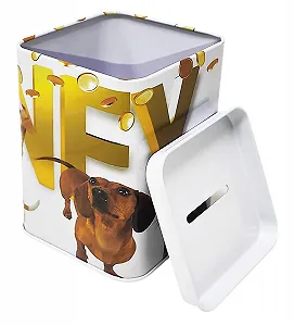 Скарбничка Cucuba Animals Dogs Металева жерстяна 11 x 8 см synthetic.ua - Фото 1