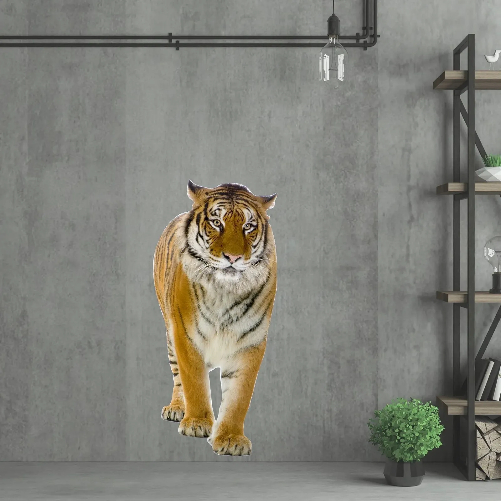 Наклейка на стену GRAZDesign Tiger Running 3D 89 x 40 см, фото №2