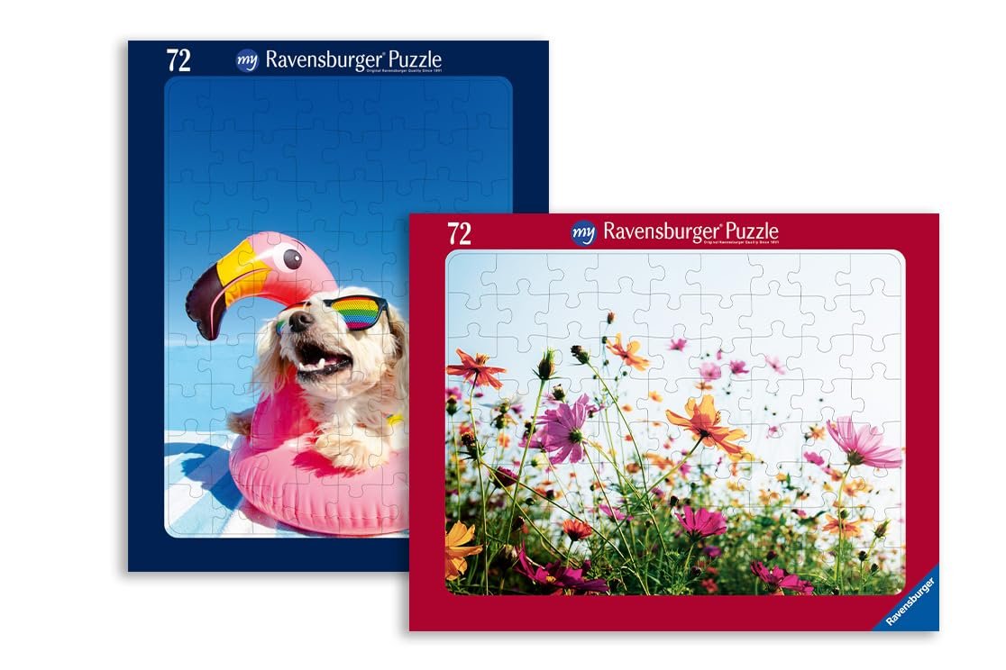 Фотопазл-рамка Ravensburger 72 деталі Темно-синя рамка Портрет, фото №2 Фотопазл-рамка Ravensburger 72 деталі Темно-синя рамка Портрет, фото №2