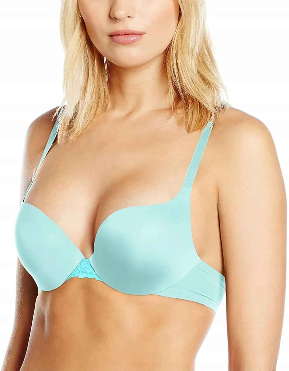 Бюстгальтер Sloggi Wow Lace Whu 75 B Бирюзовый, фото №1 Бюстгальтер Sloggi Wow Lace Whu 75 B Бирюзовый, фото №1