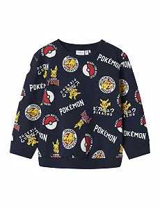 Толстовка NAME IT Pokemon Nreg Sweat Bru Sky - Фото 1