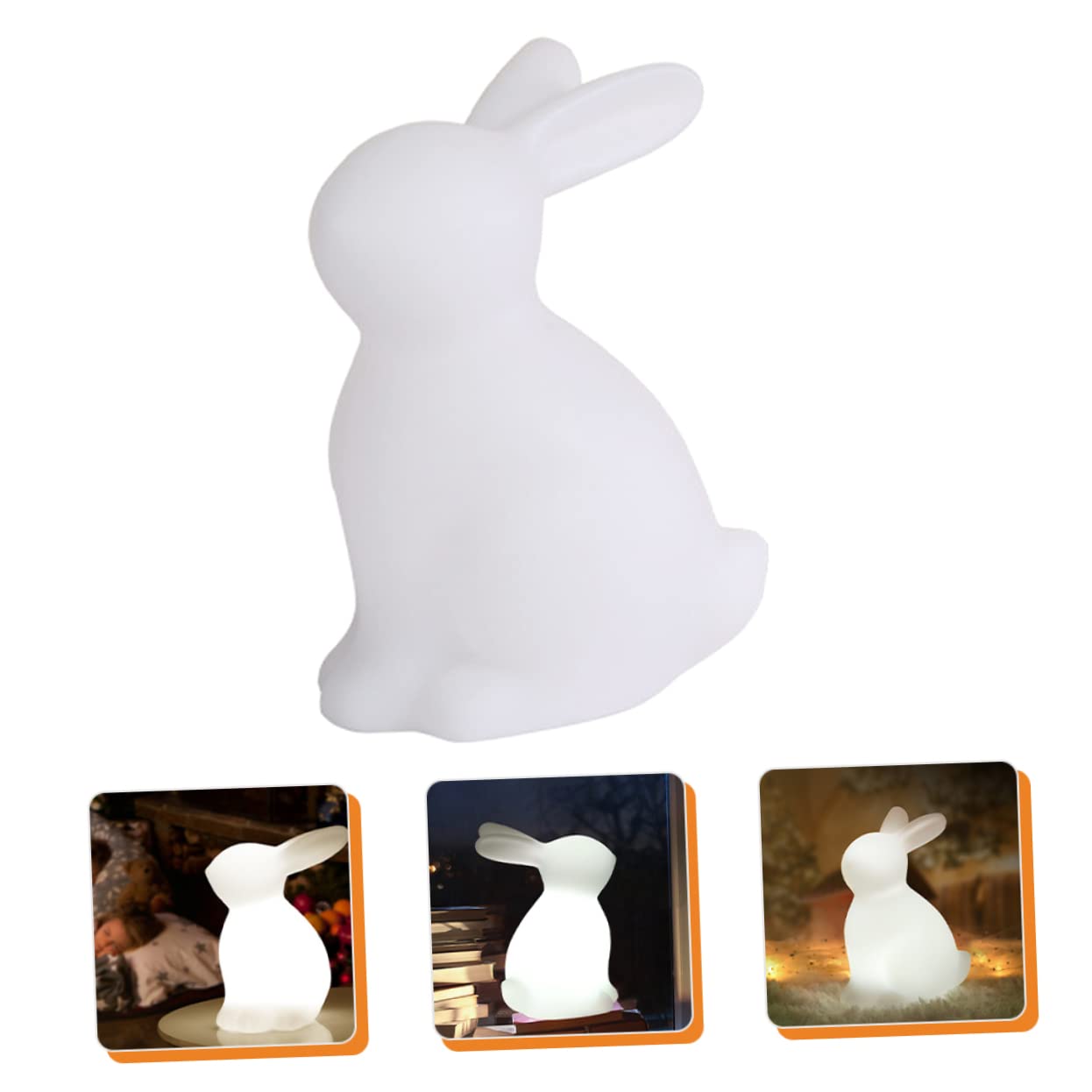 Ночник UKCOCO Rabbit 2023 ABS LED Белый, фото №2