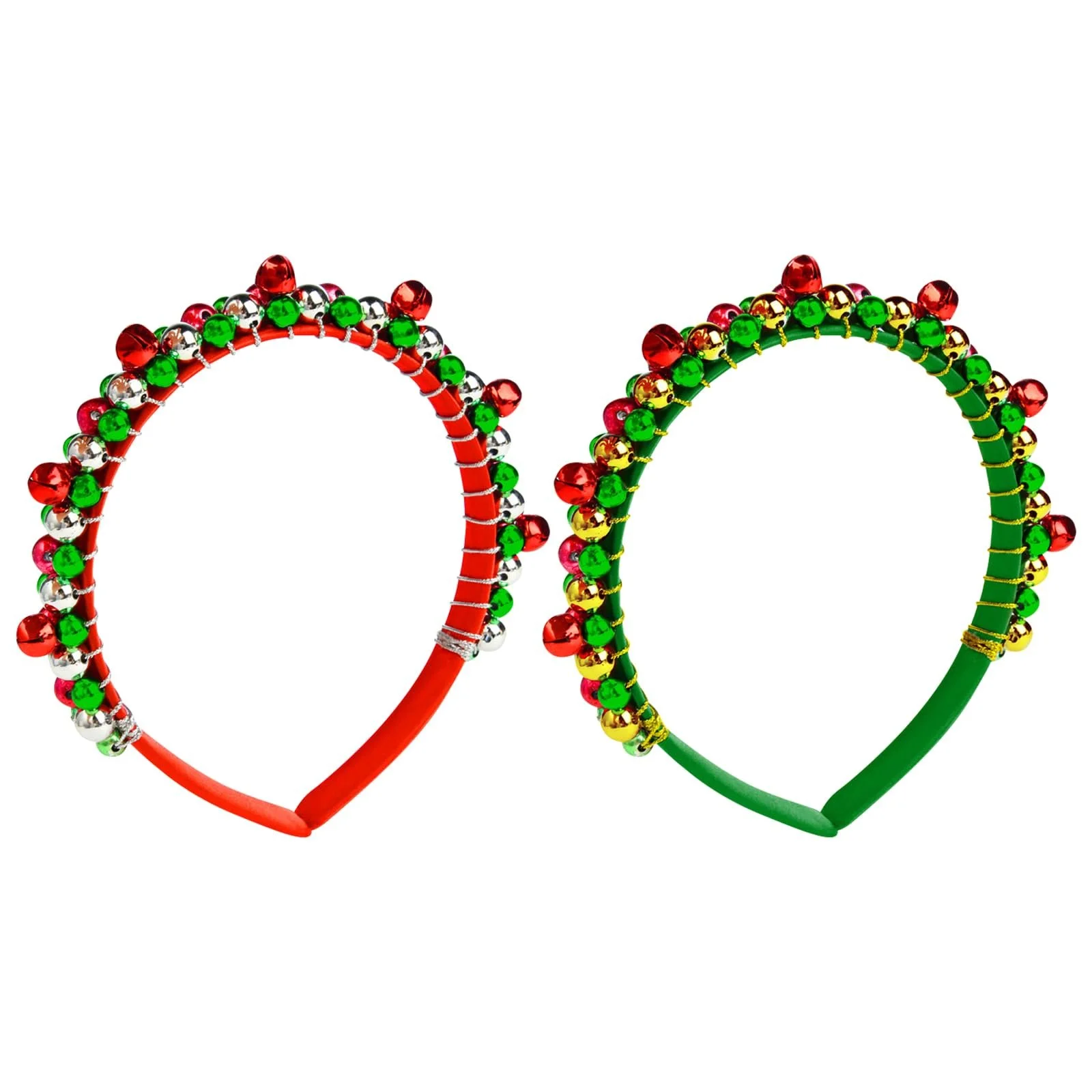 Різдвяний Обруч для Волосся з Дзвіночком Різдво Червоний Зелений, фото №7 Різдвяний Обруч для Волосся з Дзвіночком Різдво Червоний Зелений, фото №7