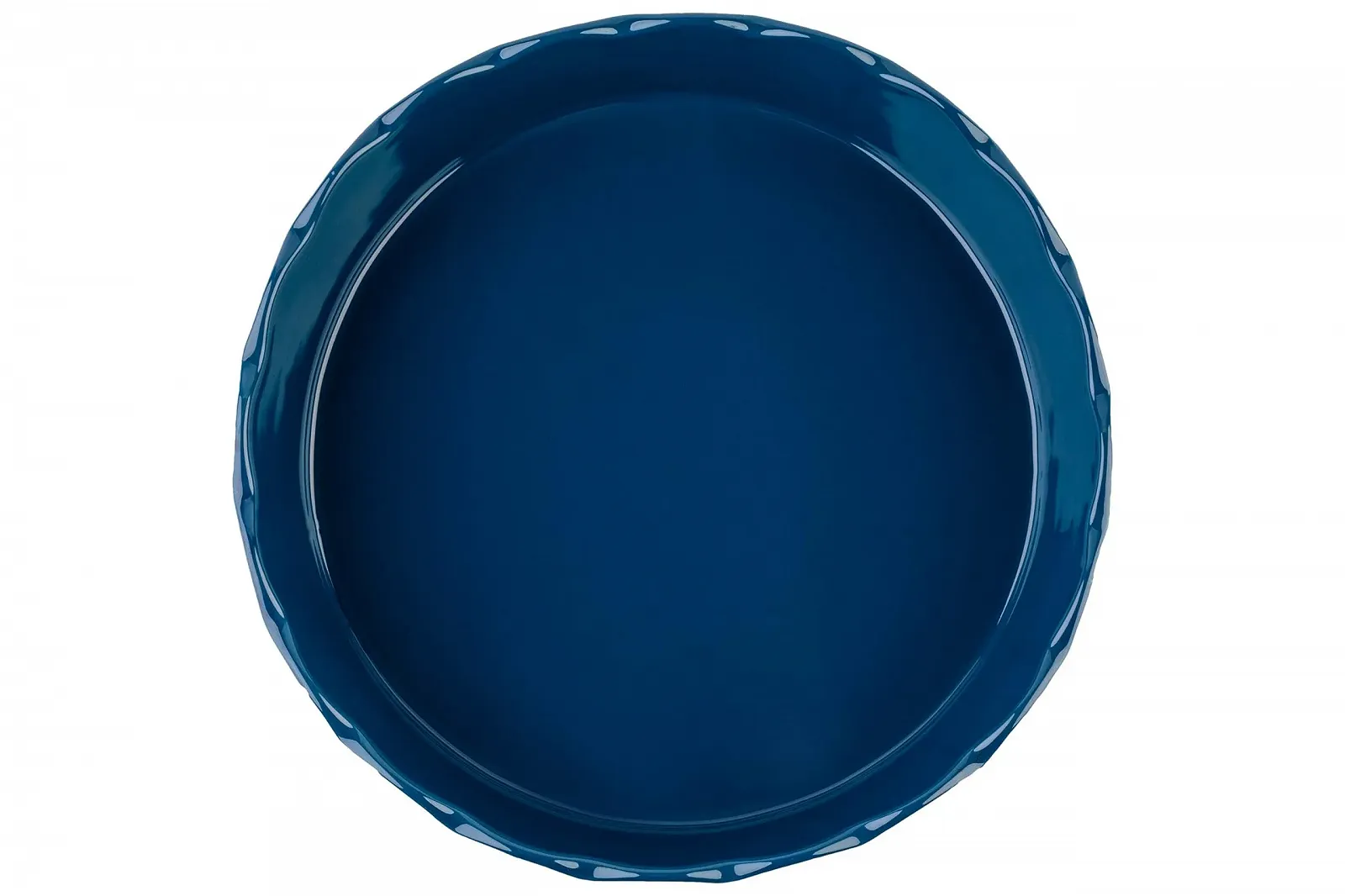 Форма для запекания Sallys Stoneware Круглая 32,5 x 7 см Устойчивая к царапинам Night Blue, фото №2