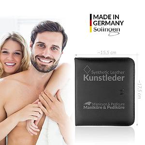 Набір для манікюру marQus Solingen, 16 предметів у чохлі зі штучної шкіри, чорний ціна на synthetic.ua - Фото 1 Набір для манікюру marQus Solingen, 16 предметів у чохлі зі штучної шкіри, чорний synthetic.ua - Фото 1