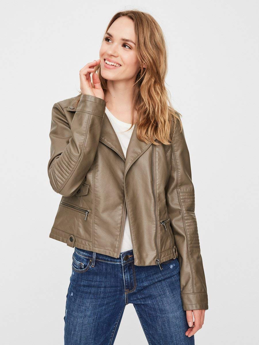 Куртка Biker зі штучної шкіри VERO MODA Ultramalou Жіноча, фото №4