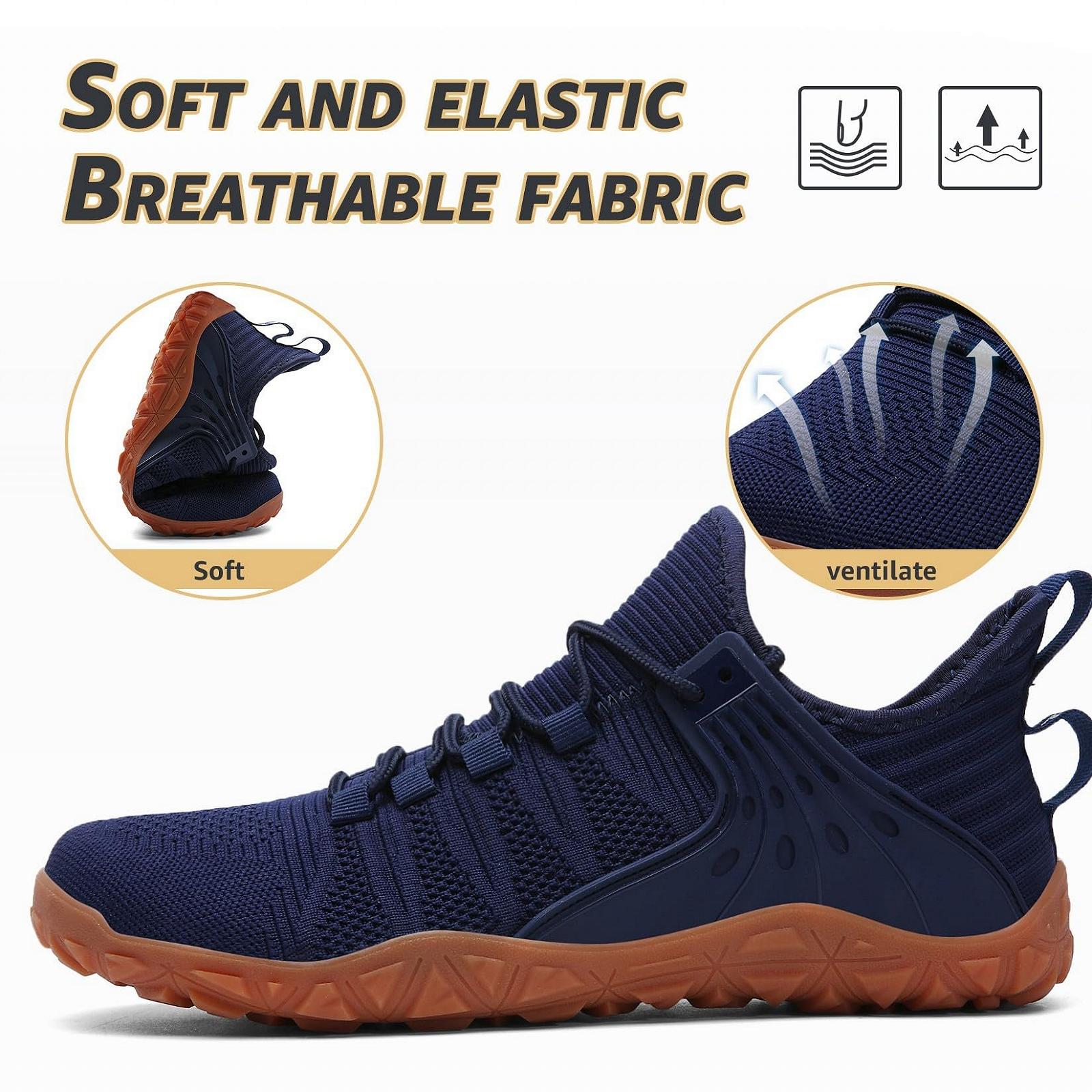 Кросівки ASHION Мінімалістичні для бігу по пересіченій місцевості з широкою шкарпеткою, фото №4