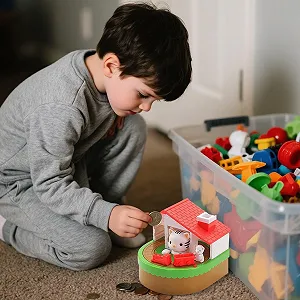 Скарбничка інтерактивна Котячий будиночок зі звуковими ефектами для дітей synthetic.ua - Фото 1