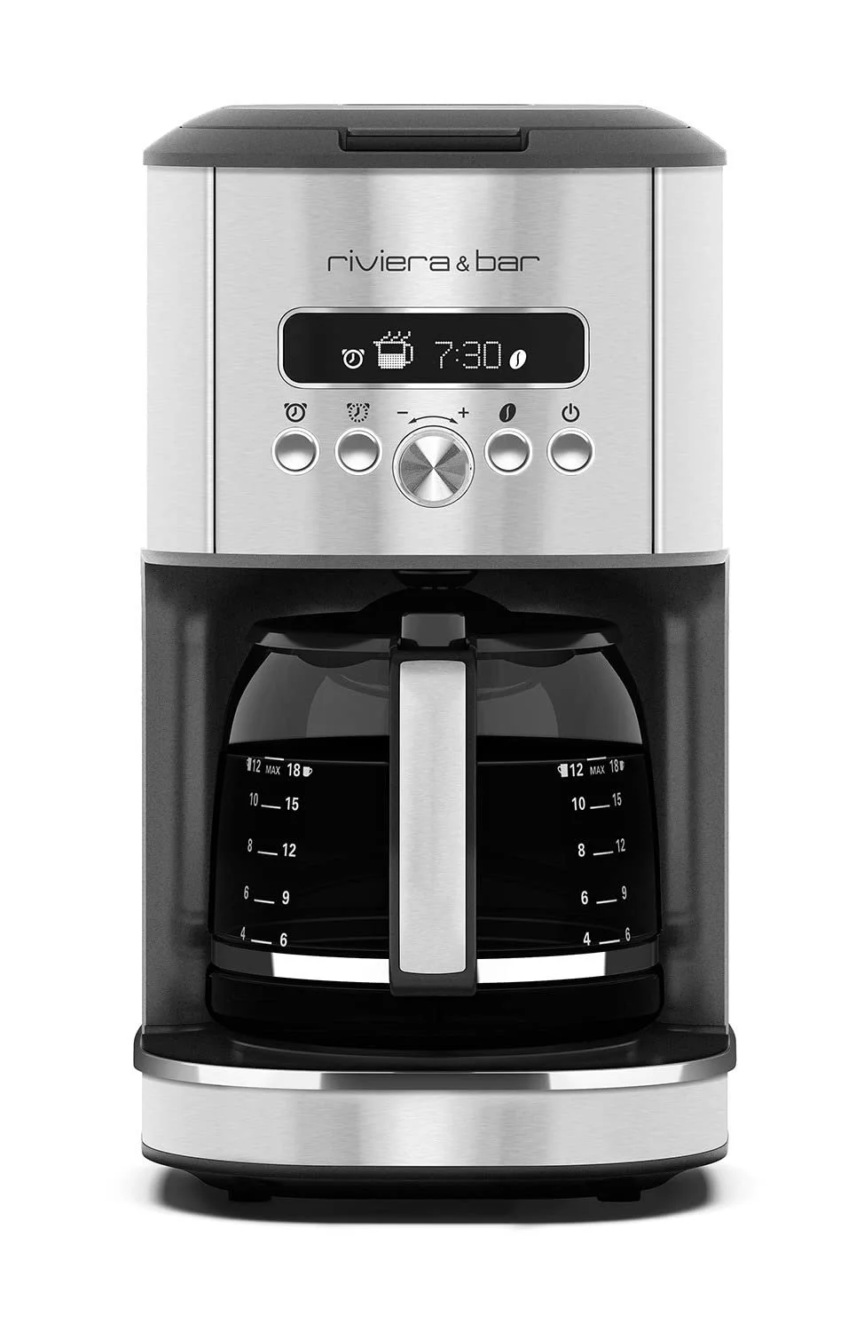 Программируемая капельная кофеварка Riviera-et-Bar BCF570 1.8 L Нержавеющая сталь Выбор аромата Таймер 24 часа, фото №1