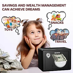 Скарбничка електронна з кодовим замком та сенсорним керуванням ABS synthetic.ua - Фото 1