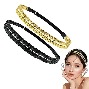 Купить Набор плетеных эластичных повязок для волос. - Фото 1 Набор плетеных эластичных повязок для волос. - Фото 1