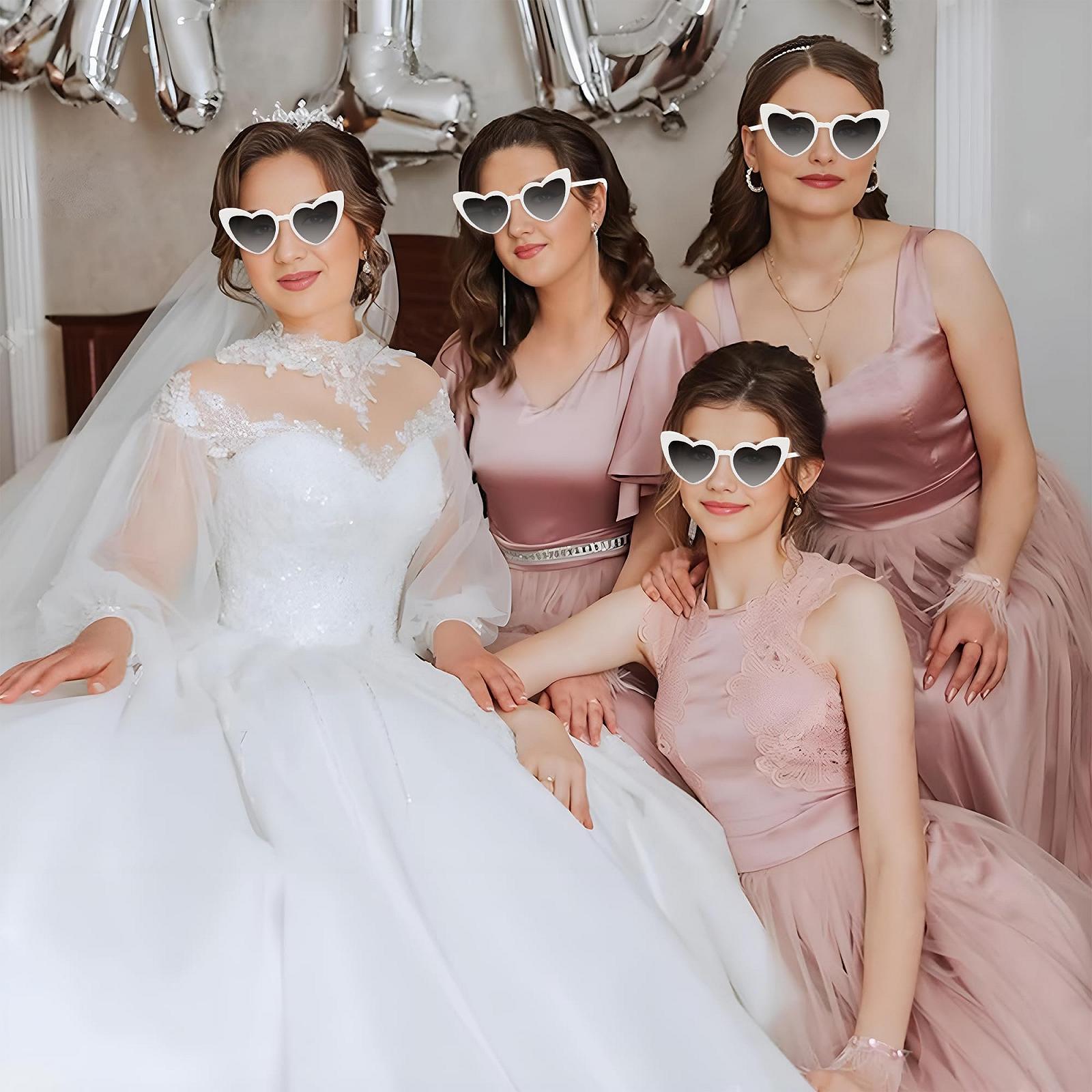 Солнцезащитные очки FUNUPUP Сердце, 8 шт, фото №5