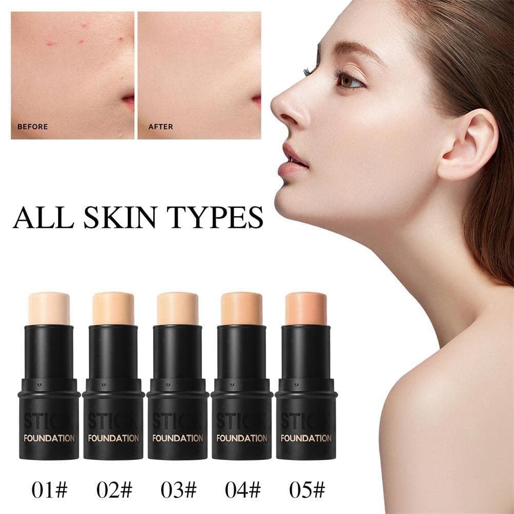 Консилер DEROL Y4U4 Stick Foundation Oil Natural Cream Long Lasting Liquid Гідратуючий BB Foundation Isolati Зволожуючий, фото №3