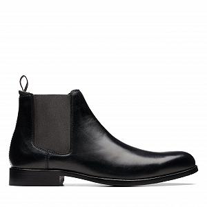 Черевики Clarks Craft Arlo Top Black Leather - Фото 1