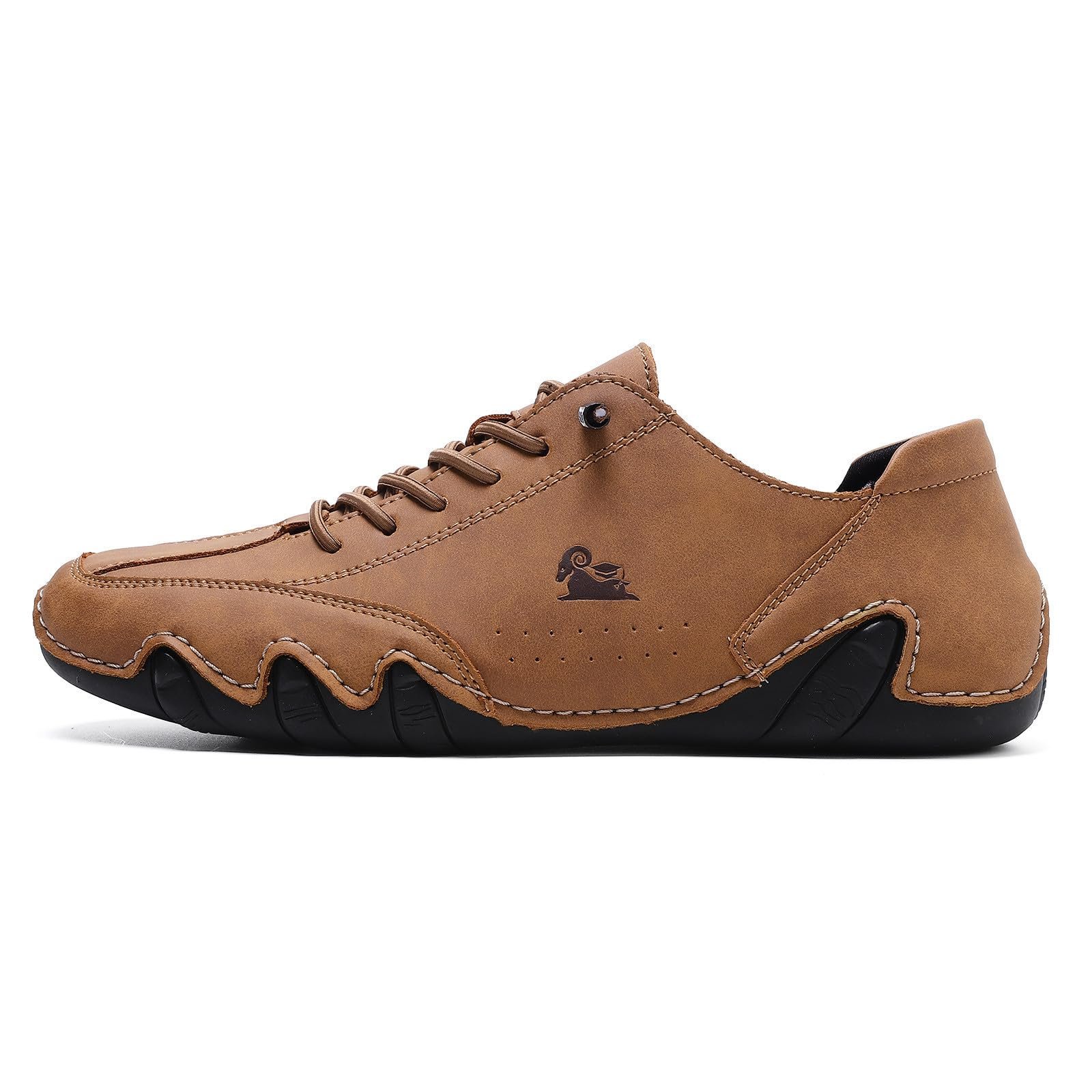 Черевики Alpaca Barefoot Shoes Cowboy Boots High кожаные хаки, фото №4