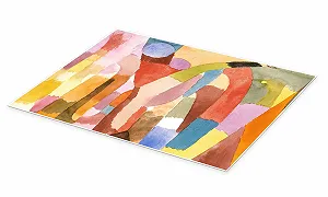 Постер Paul Klee Movement of the Arched Chambers 70 x 50 см Цветной synthetic.ua - Фото 1