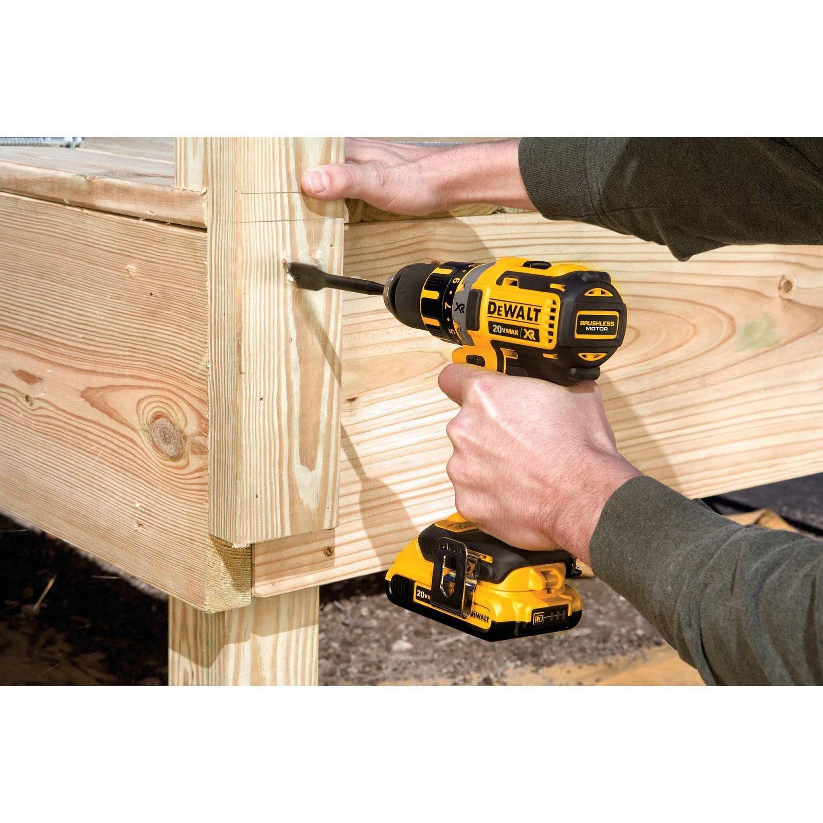 Дрель-шуруповерт DEWALT DCD790M3-QW 18V 4Ah Черный/Желтый, фото №5