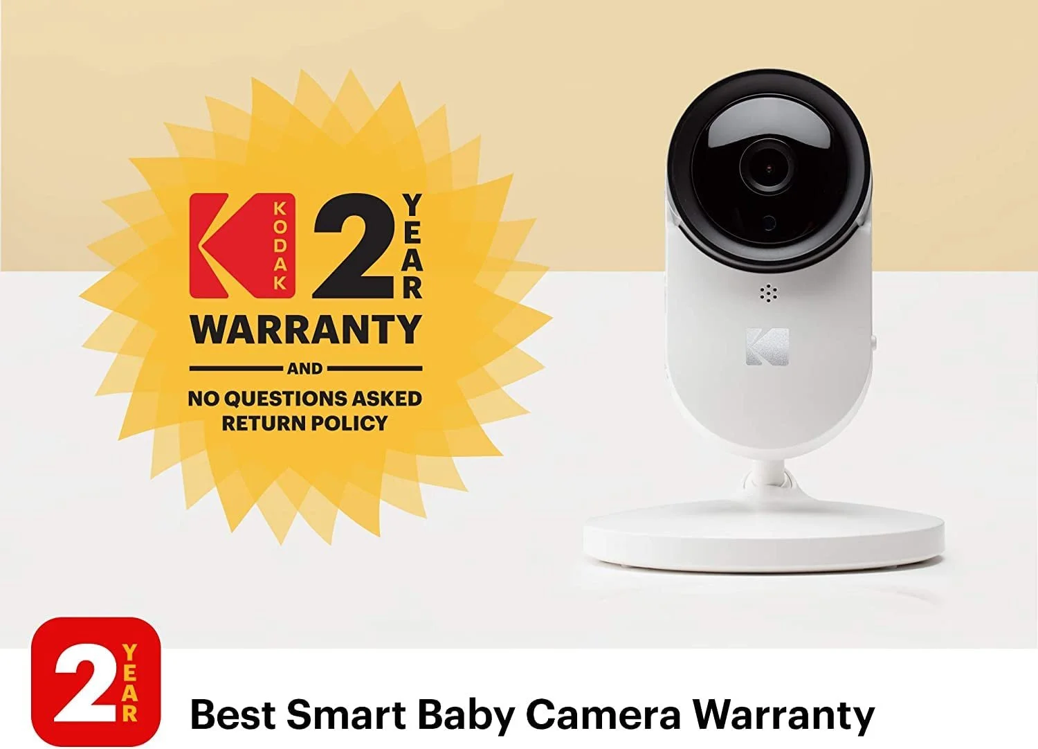 Відеоняня Kodak Cherish C525 Tilt / Pan / Zoom 5-Inch HD One-Touch Audio Mobile Wi-Fi App, фото №2