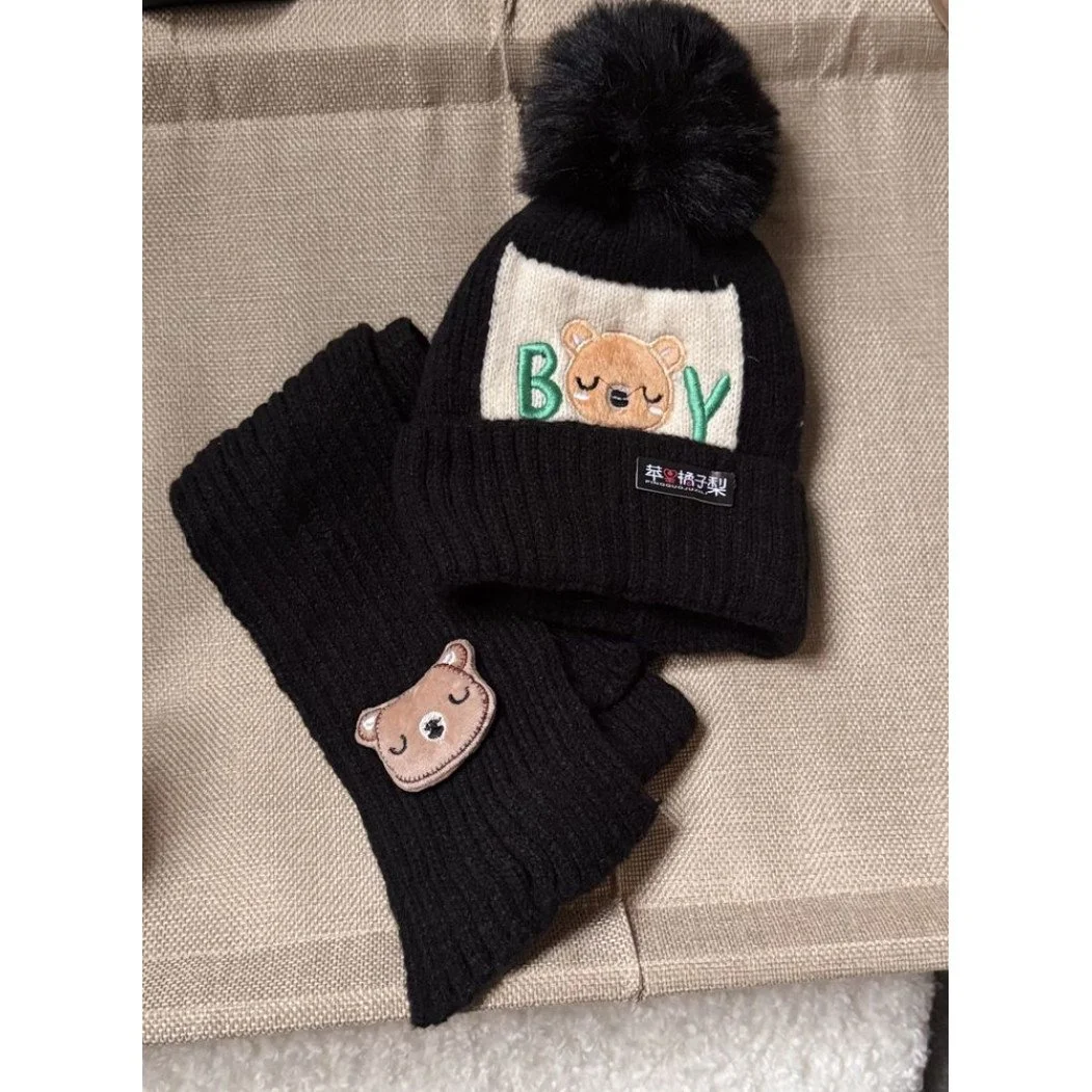 Комплект зимний шапка+шарф Boy 5 цветов, фото №8 Комплект зимний шапка+шарф Boy 5 цветов, фото №8