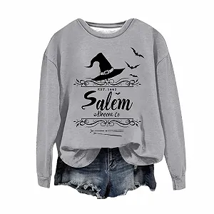 Женский свитшот Generisch oversize, блестящие топы, винтажный принт, повседневный пуловер, базовая туника, куртка, колор блок, страшный костюм на Хэллоуин - Фото 1