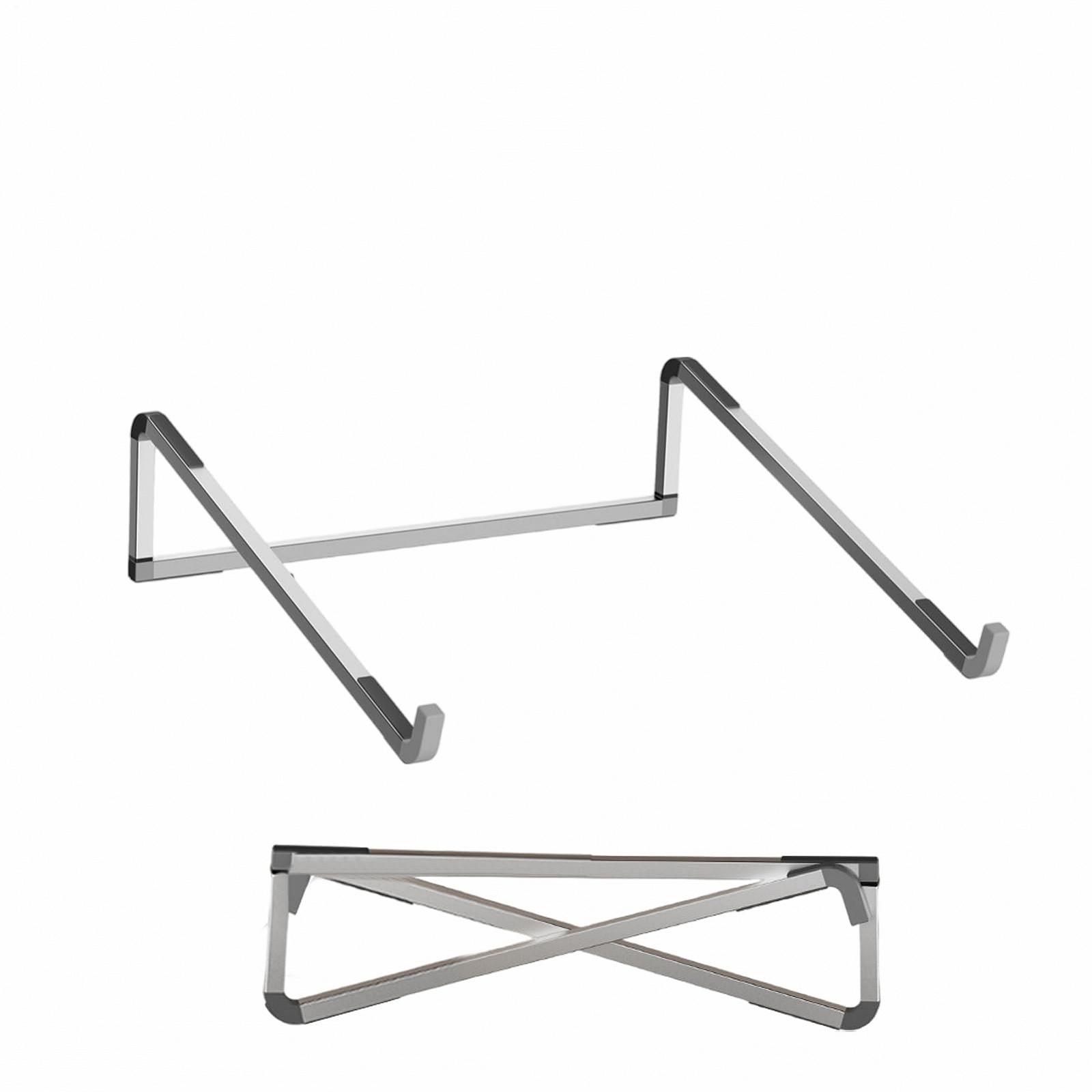 Портативна підставка для комп'ютера Metal Frame Support, компактний тримач для ноутбука | Ергономічний регульований кронштейн із ковзною поверхнею, вентильована, фото №8