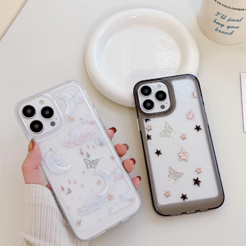 Кабошони для нігтів Метелик 3D 6 кольорів 180 шт, фото №6