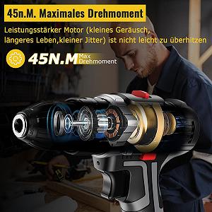 Шуруповерт CONENTOOL 21V Акумуляторний Набір synthetic.ua - Фото 1