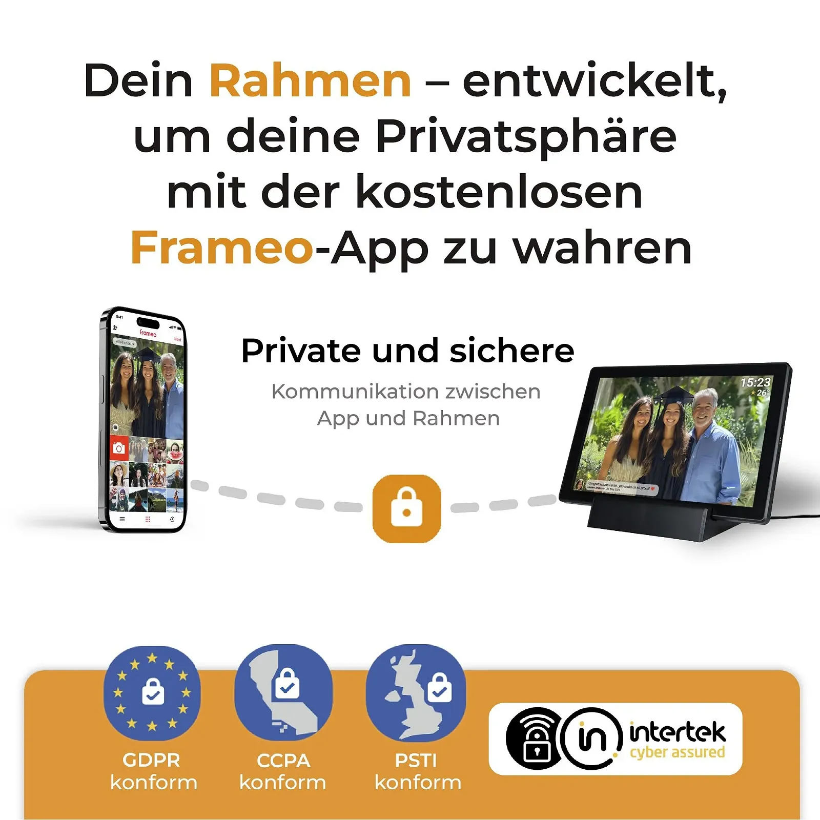 Цифровая фоторамка Denver PFF-1070B 10.1 дюйма HD IPS Touchscreen 16GB WiFi с аккумулятором Черная, фото №4 Цифровая фоторамка Denver PFF-1070B 10.1 дюйма HD IPS Touchscreen 16GB WiFi с аккумулятором Черная, фото №4