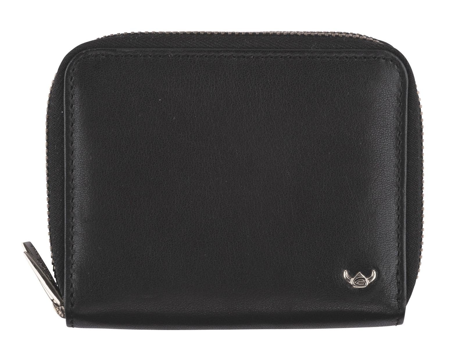 Кошелек Golden Head Florence 2-Zip Billfold Черный, стандартный размер, современный, фото №1