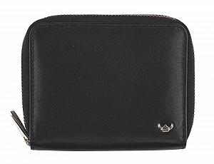 Кошелек Golden Head Florence 2-Zip Billfold Черный, стандартный размер, современный - Фото 1