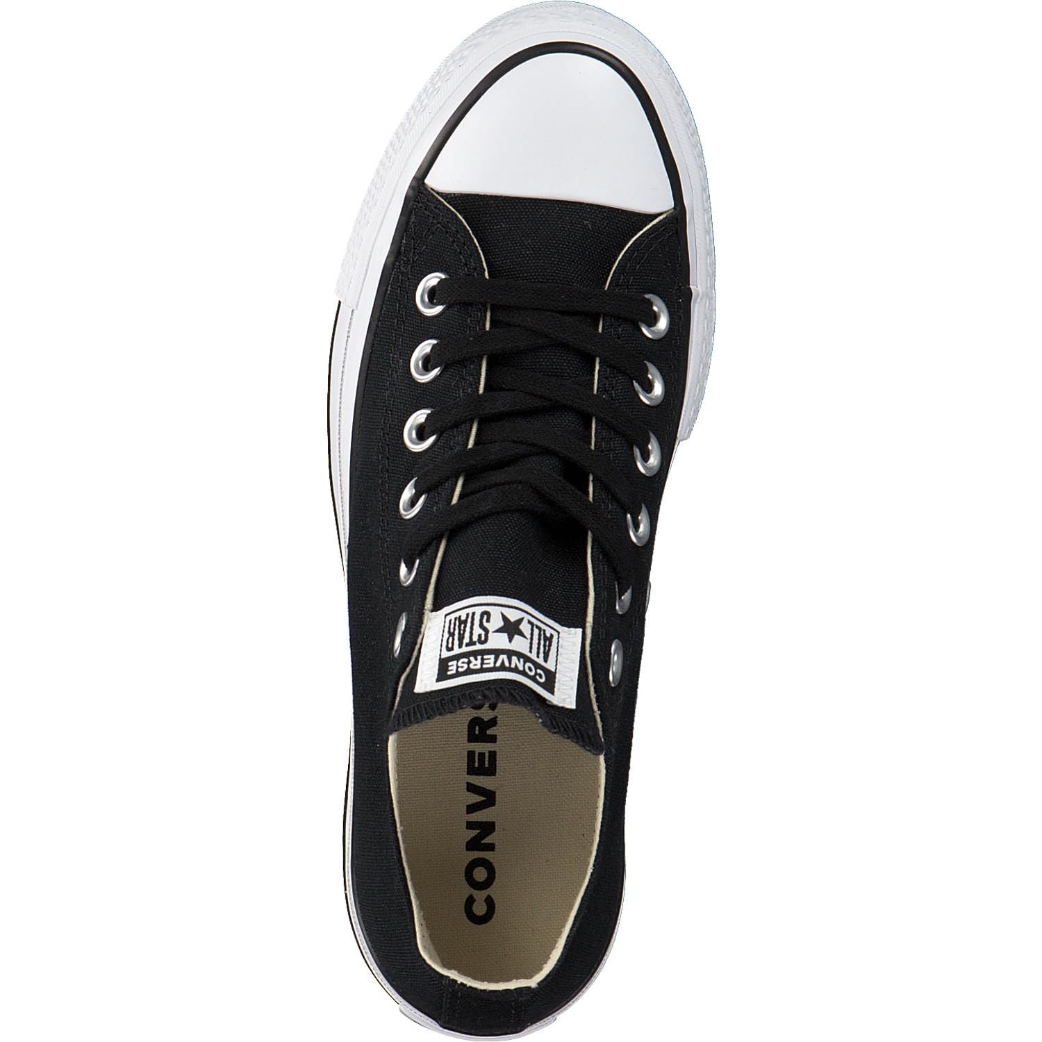 Кеды Converse Chuck Taylor All Star Lift женские черно-белые, фото №5