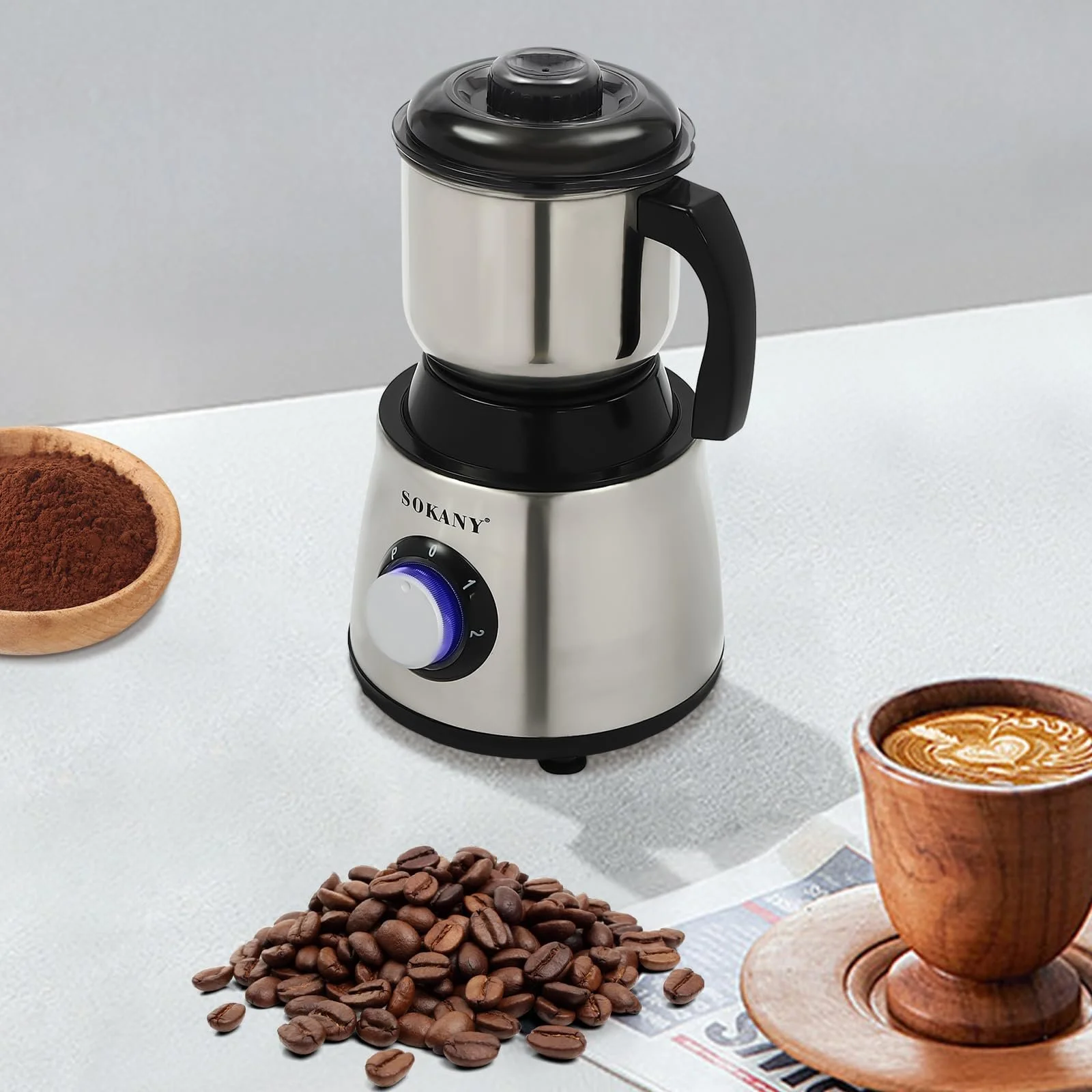 Кофемолка электрическая Brand Series Model, фото №5