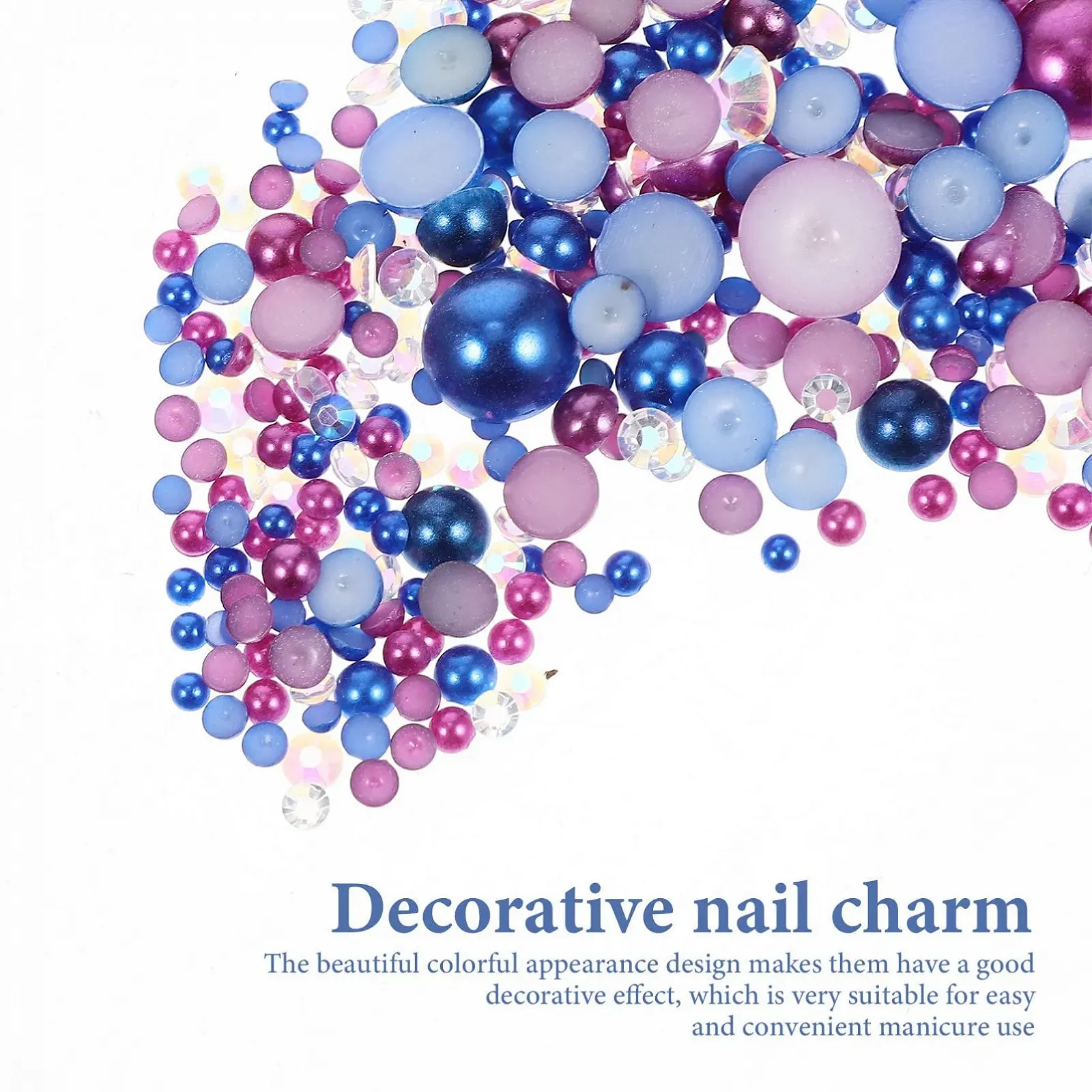 Жемчуг Имитация VICASKY Полукруглые Плоские Стразы для Ногтей, Рукоделия, DIY, Камни для Украшений, Рассыпные Камни для DIY, Ожерелья, Браслеты, 1 пакет, фото №9