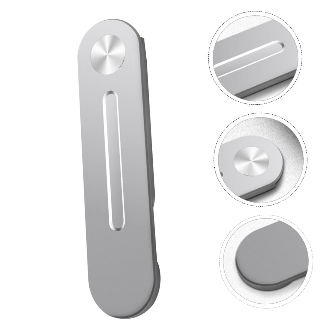 Держатель для мобильного телефона магнитный для ноутбука Алюминиевый сплав Складной Компактный Прочный Совместим со всеми смартфонами для офиса и путешествий, фото №2