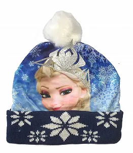 Зимняя шапка Disney Frozen для девочек (52, Синяя), синяя - Фото 1