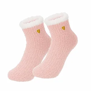 Носки ALLY-MAGIC Cuddly Женские Зимние Носки Теплые Пушистые Рождественские Носки Fuzzy E21-AXSHRW - Фото 1
