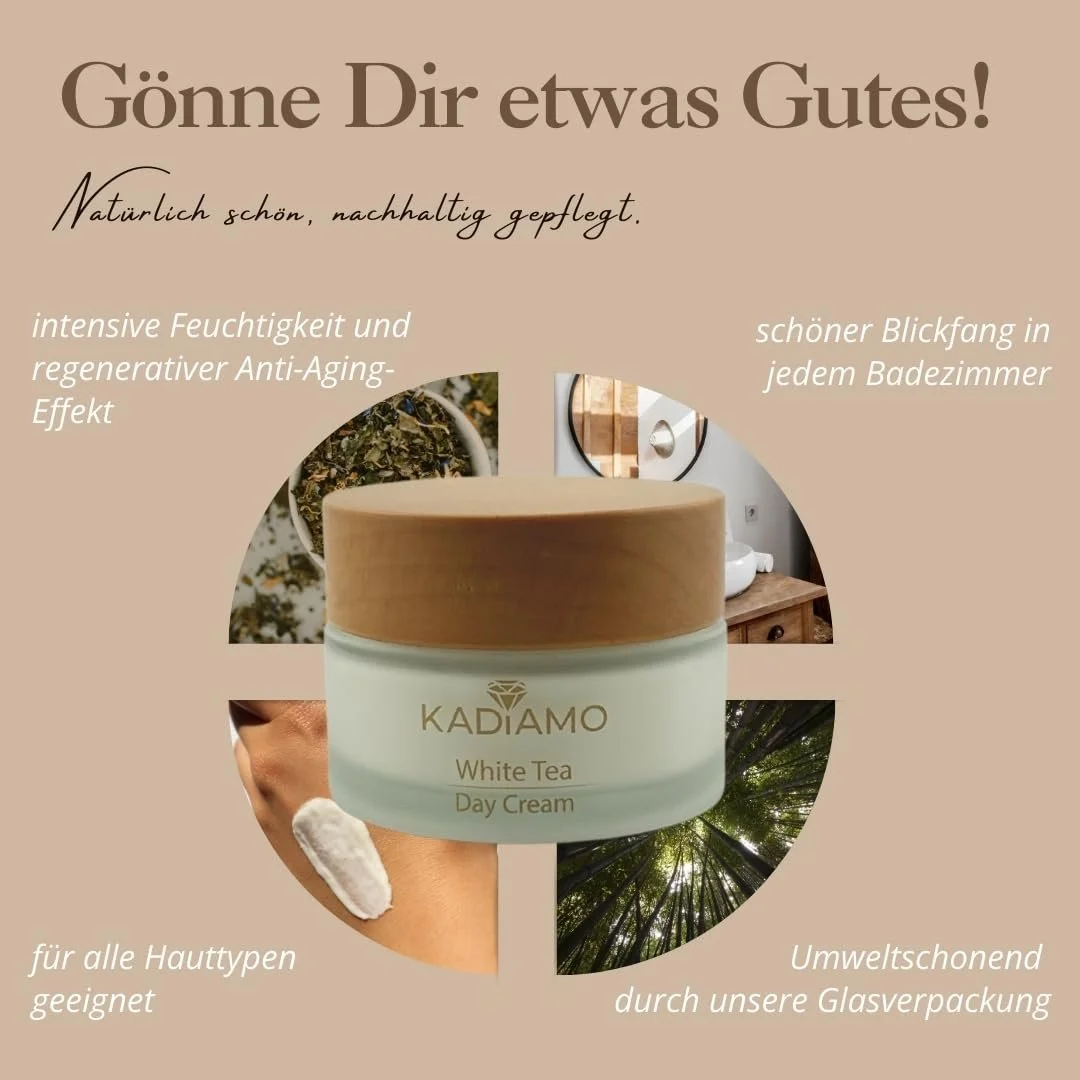 Денний крем White Tea Day Cream регенеруючий, 50 мл, фото №4