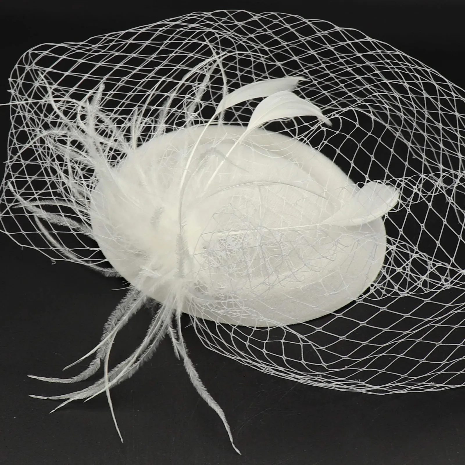 Обруч Umeepar Жіночий для весільної чайної вечірки з пір'ям, фото №5