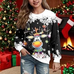 Різдвяний Світшот для дівчат synthetic.ua - Фото 1